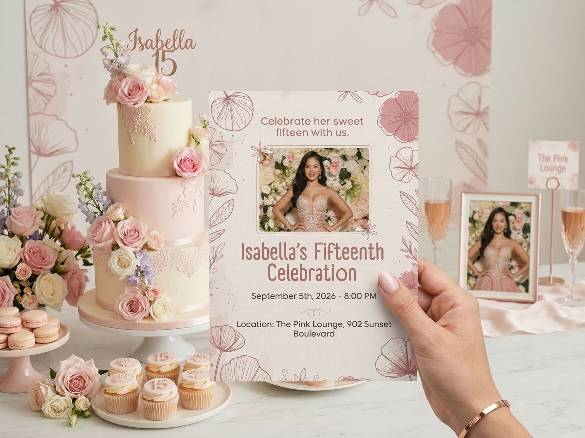 15th Birthday Invitation