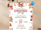 Christmas Eve Party Invitation – Editable Canva Template – Share or Printable 5x7 – Instant Download