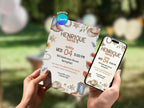 Sheriff Birthday Invitation – Editable Canva Template – Share or Printable 5x7 – Instant Download