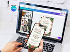 Casino Night Invitation – Editable Canva Template – Share or Printable 5x7 – Instant Download