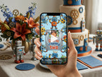Animated Robot Birthday Video Invitation – Editable Canva Template – Share video mp4 – Instant Download
