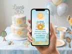 365 Days of Smiles Birthday Video Invitation – Editable Canva Template – Share video mp4 – Instant Download