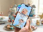 Astronaut Space Theme Birthday Video Invite – Editable Canva Template – Instant Download
