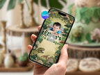 Jurassic Dinosaur Kids Birthday Video Invitation – Editable Canva Template – Share video mp4 – Instant Download