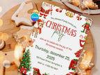 Seasonal Christmas Party Invitation – Editable Canva Template – Share or Printable 5x7 – Instant Download