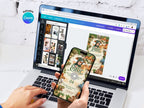 3D Dinosaur Birthday Invitation – Editable Canva Template – Share video mp4 – Instant Download