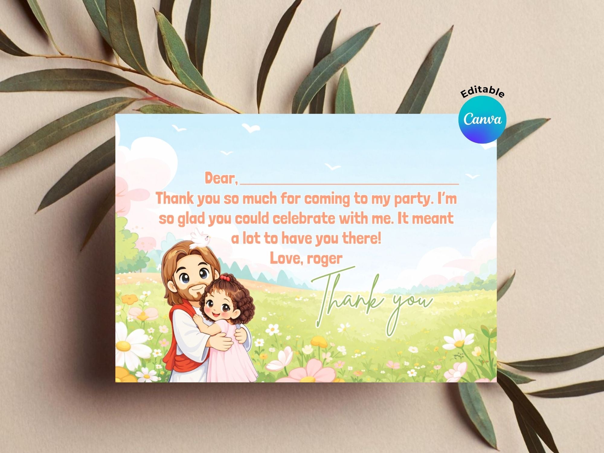 Princess Of Jesus Invitation FULL PARTY BUNDLE - Video Invite & Matching Printables