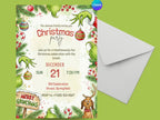 Grinch Christmas Party – Editable Canva Template – Share or Printable 5x7 – Instant Download