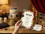 Movie Night Invitation – Editable Canva Template – Share or Printable 5x7 – Instant Download